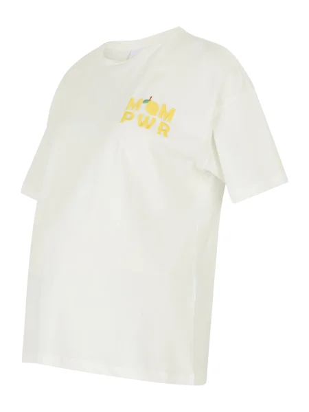 MAMALICIOUS Majica MLFERIDA brokat / limona / zelena bela