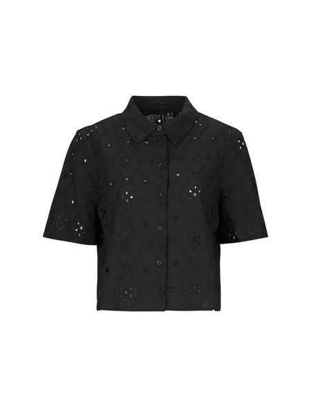 Kratek top Vero Moda črna