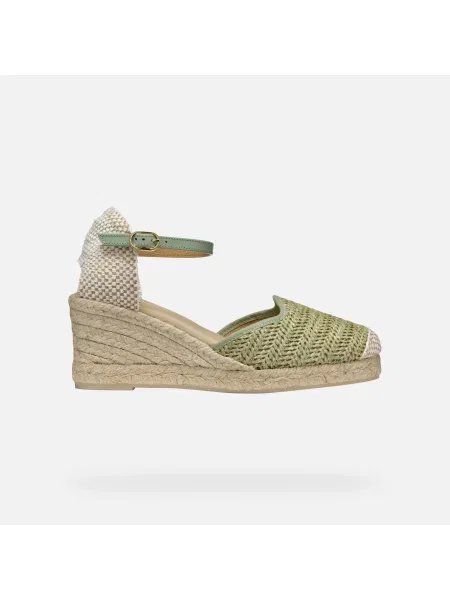 Geox Espadrilky Gelsa Low zelená