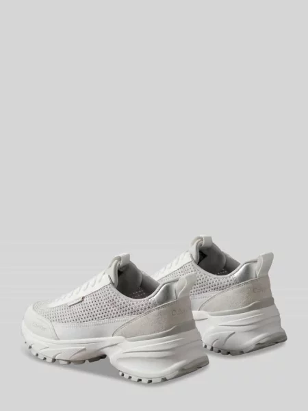 Sneakersy z wstawkami z siateczki Ck Calvin Klein białe
