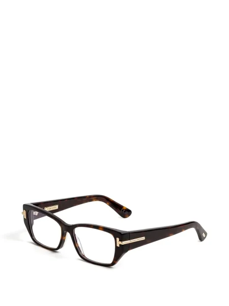 Ochelari de soare Tom Ford Eyewear cu imprimeu geometric maro