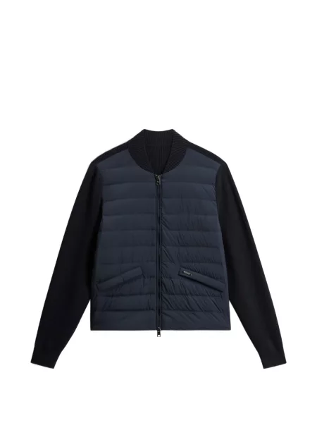 Pikowany kurtka bomber Woolrich niebieski