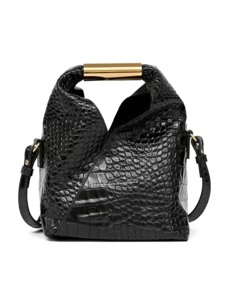 Maison Margiela torebka skórzana czarny