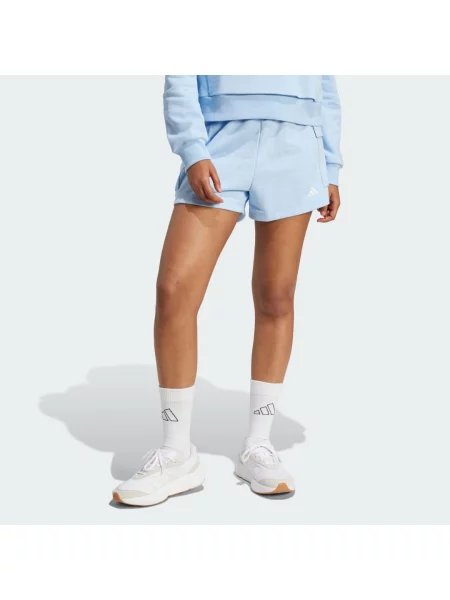 Szorty Essentials French Terry Small Logo białe