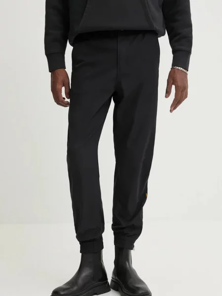Спортен панталон G-Star Raw с изчистен дизайн черно