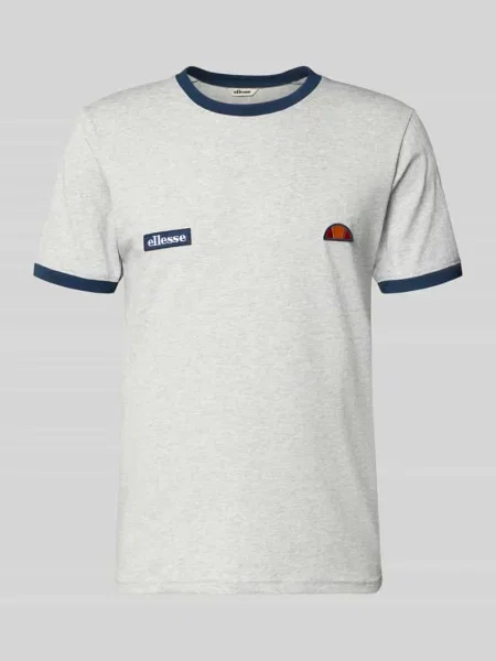 T-shirt z naszywką z logo i naszywką z logo model RINGETTO' Ellesse