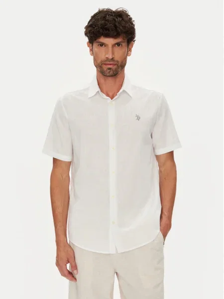 U.S. Polo Assn. Cămașă alb
