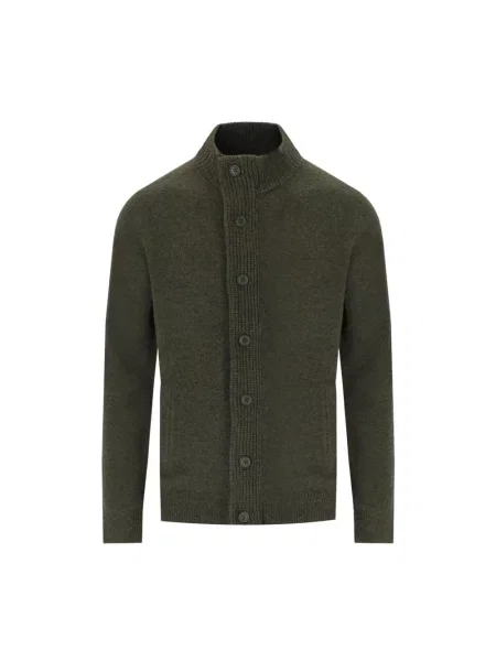 Sweter Barbour wełniany zielony