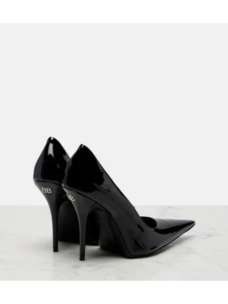 Pantofi cu toc Balenciaga din piele negru