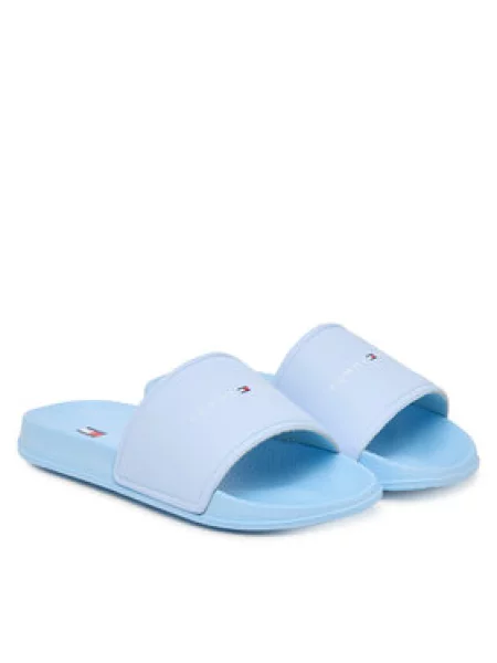 Dětské pantofle Tommy Hilfiger modré