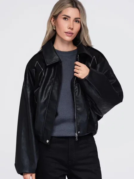 Prijelazna jakna Ombre crna