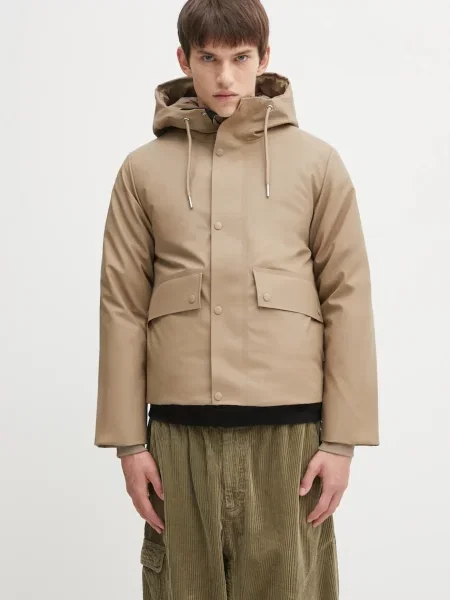 Μπουφάν Rains Nome Short W Parka μπεζ