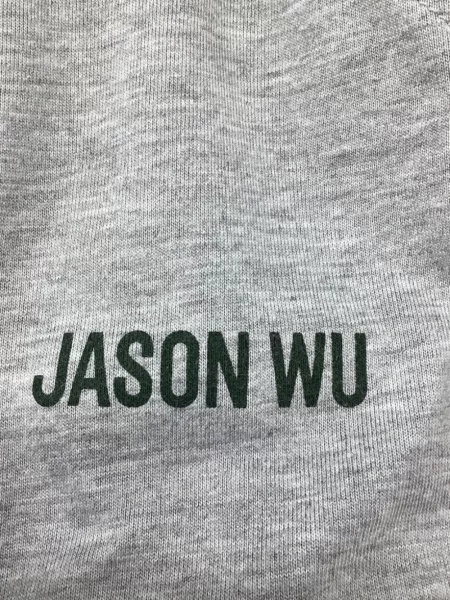 Pantaloni Jason Wu alergare cu cordon gri