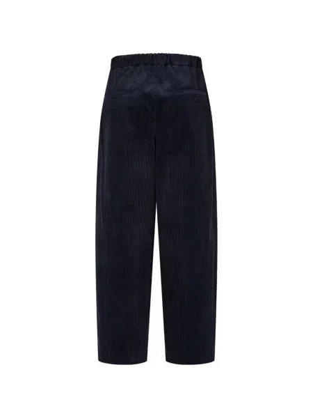 Pantaloni Tomboy de catifea cord albastru