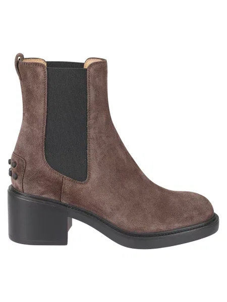 Botki Tod's zamszowe brązowe