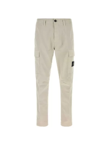 Pantaloni cargo Stone Island cu strasuri stretch