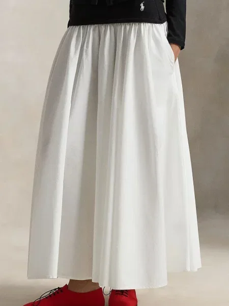 Maksi spódnica maxi Polo Ralph Lauren biała