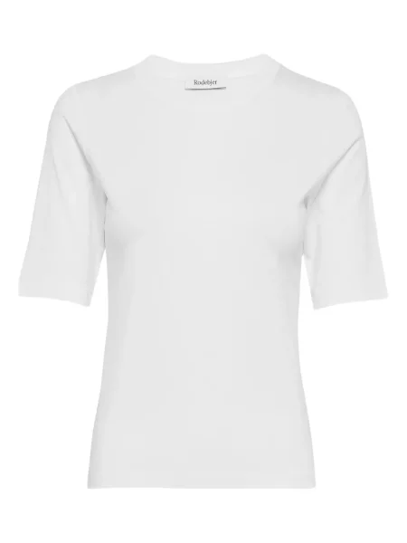 Tricou Rodebjer scurt alb