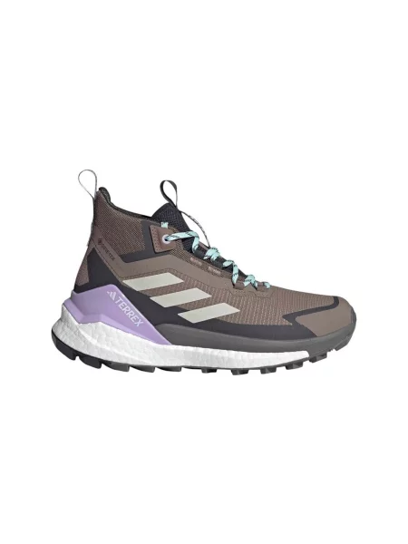 ADIDAS TERREX Nízke čižmy Free Hiker čokoládová / brokátová / levanduľová / biela hnedá