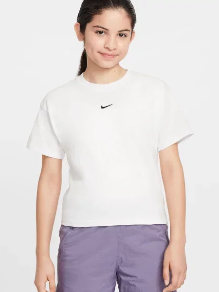 Nike tričko detské Sportswear Essential biela