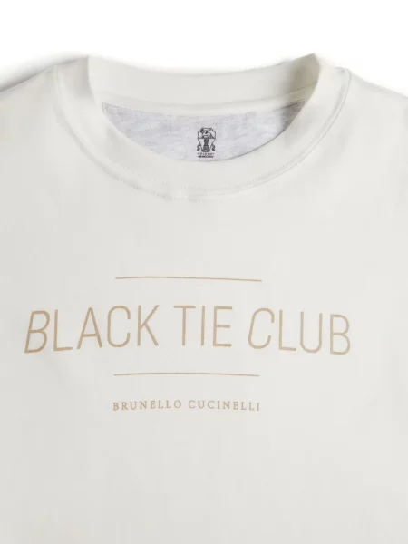 Koszulka dziecięca Brunello Cucinelli biała