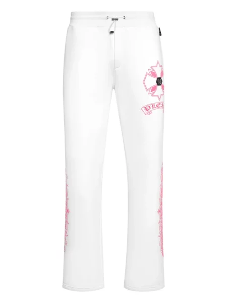 Pantaloni Philipp Plein alb