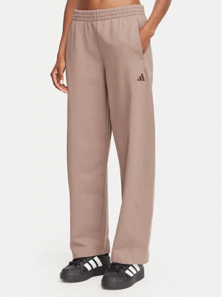 Teplákové kalhoty adidas béžové