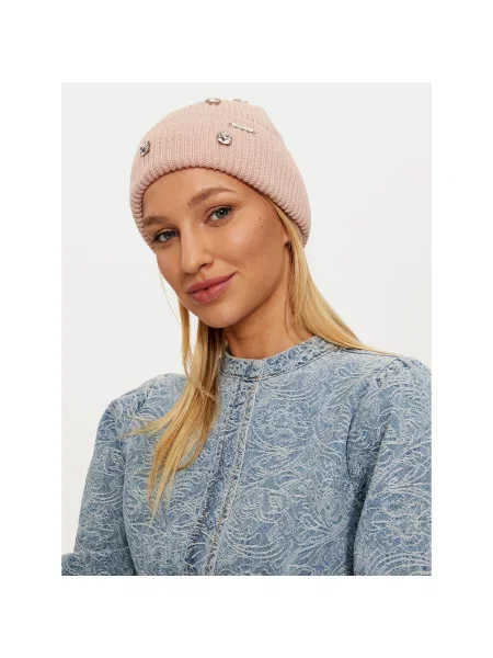 Шапка Guess розовая