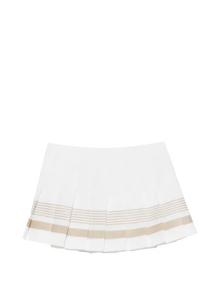Fusta mini Lacoste alb