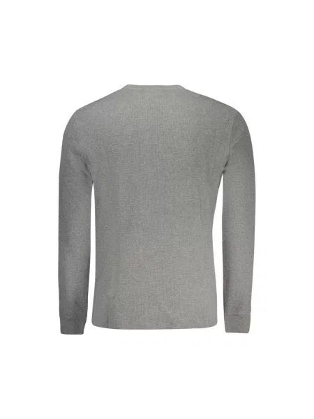 Koszulka Calvin Klein Jeans z długim rękawem szara