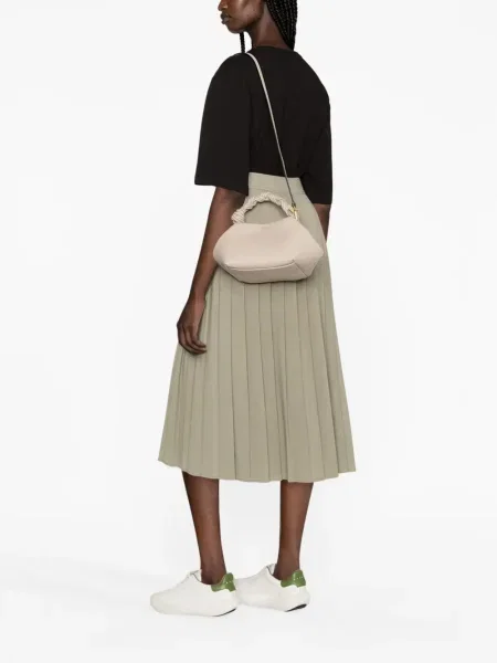 Geanta crossbody Ganni gri