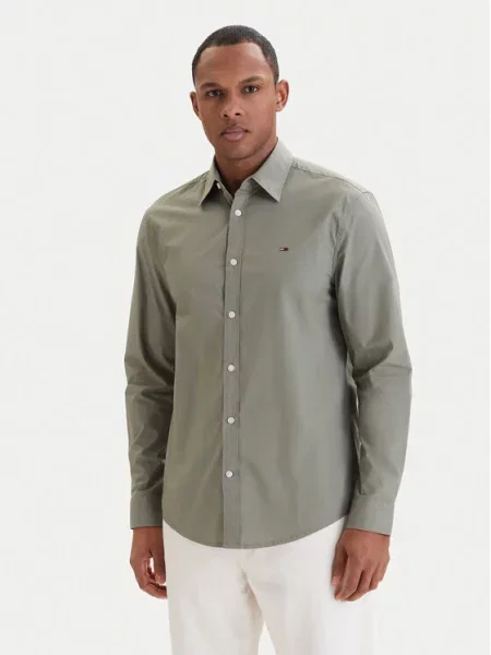 Košile Tommy Jeans zelený