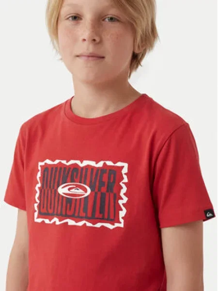 Dětské tričko Quiksilver červené