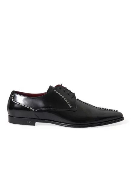Półbuty Dolce And Gabbana skórzane czarne