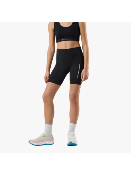 Krótkie Legginsy Trening Dziecko Core Szybkoschnący czarne