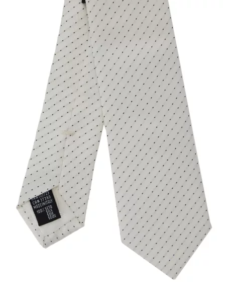 Cravată Emporio Armani cu buline alb