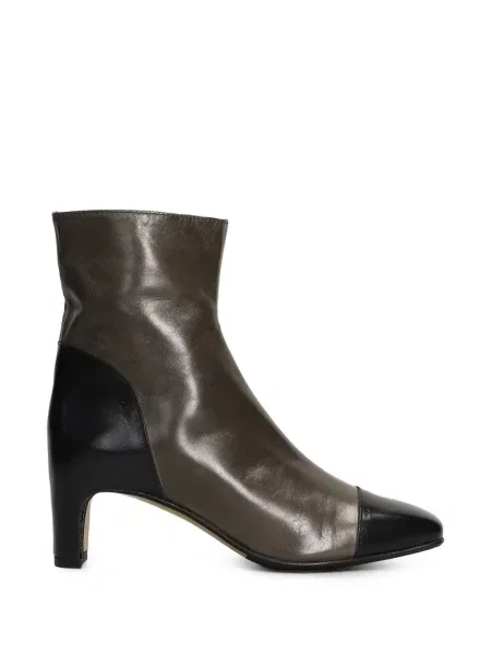 Pantofi cu toc L Arianna din piele gri