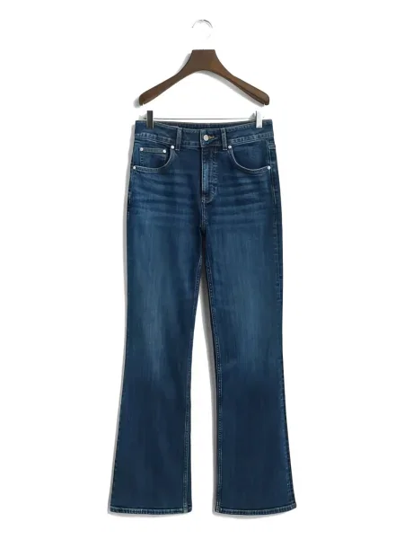 Blugi evazați Gant albastru