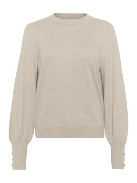 Kaffe Pulover KALizza kitt alb