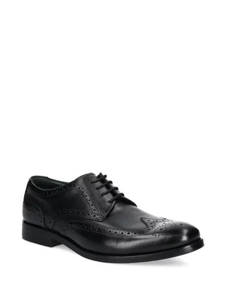 Кожаный брогове Clarks Originals черно