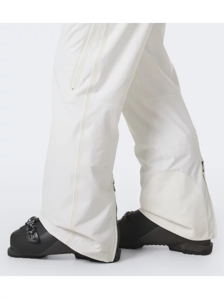 Cu centură pantaloni de schi Bogner alb