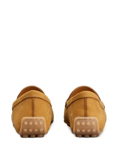 Pantofi loafer Tod's cu cataramă maro