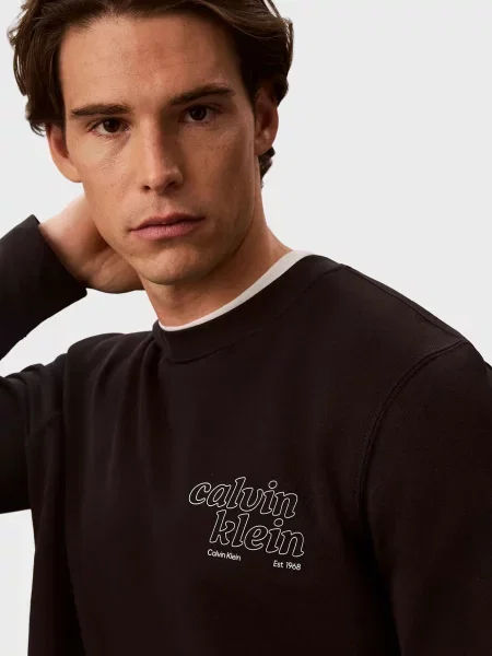 Свитшот Calvin Klein Jeans черный