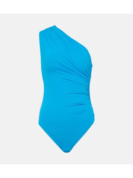 Costum de baie Melissa Odabash cu un umăr gol albastru