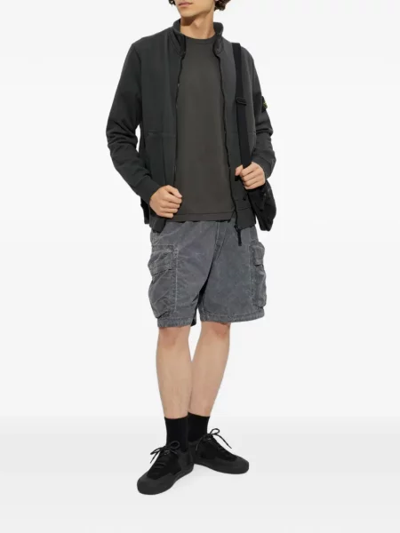 Fleece μπουφάν Stone Island πέτρες γκρι