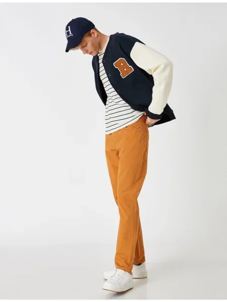 Pantaloni Koton portocaliu