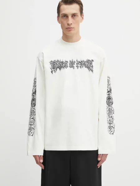 Tricou mânecă lungă Vetements bej