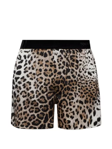 Boxeri Tom Ford cu imagine cu model leopard negru