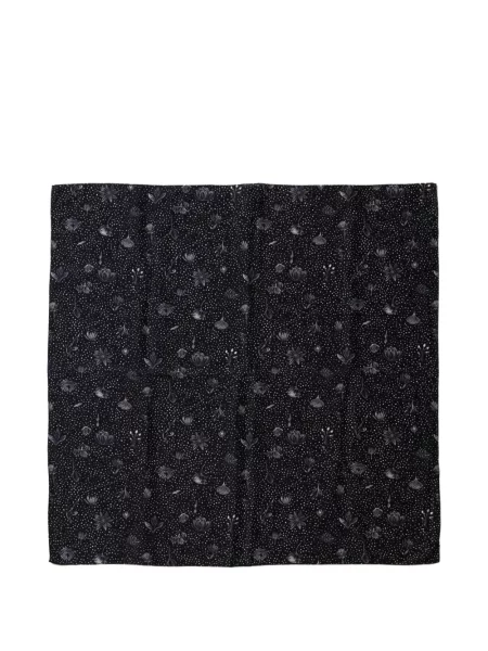 Fular Calmlence cu model floral negru