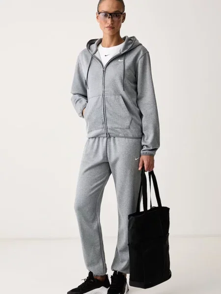 Nike bluza treningowa Studio Fleece Therma-FIT szara